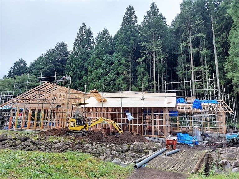 グランピング施設　建方②イメージ